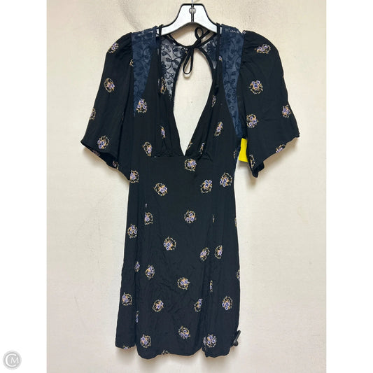 Dress Casual Short By Free People In Black & Blue, Size: Xs