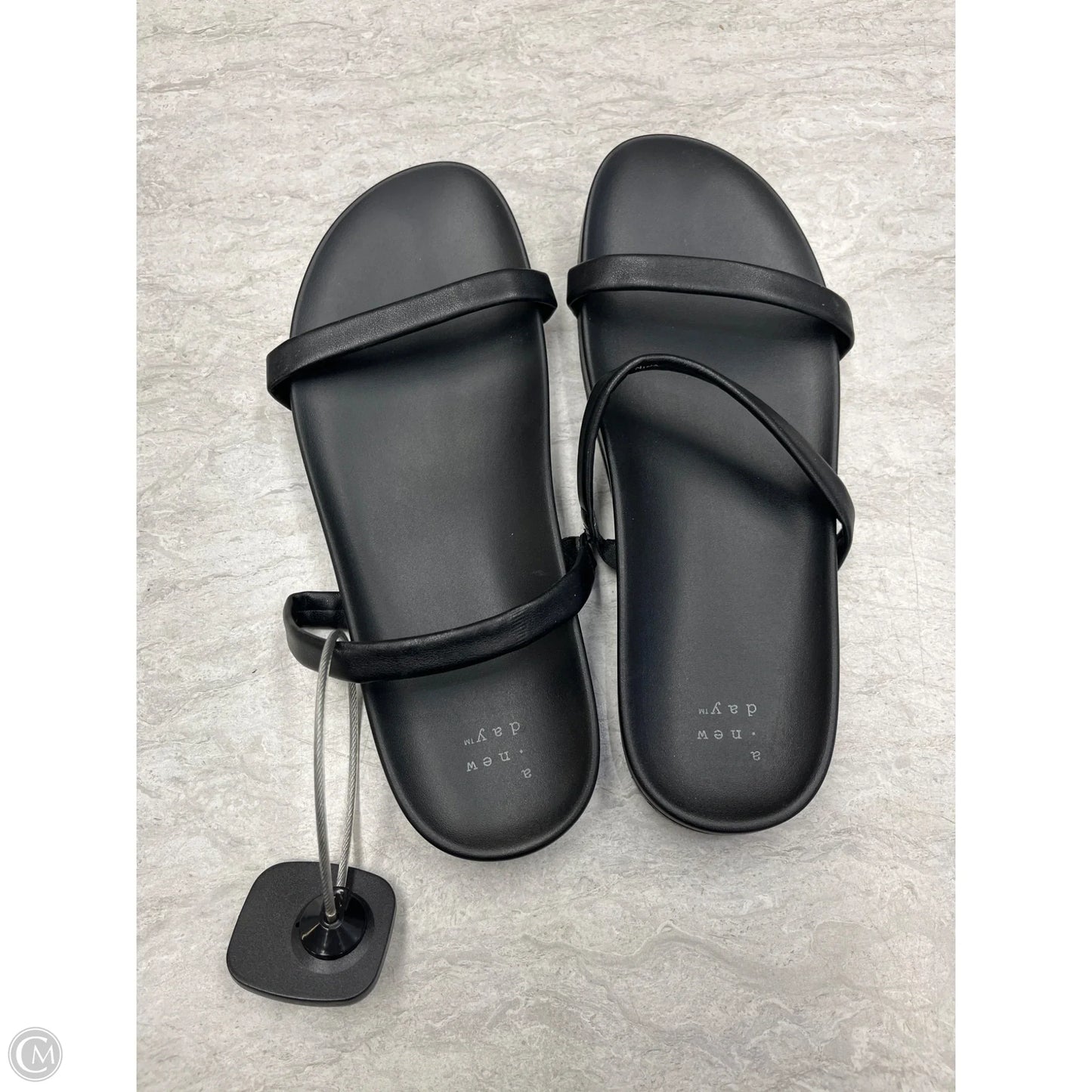 Sandals Flats By A New Day In Black, Size: 7.5