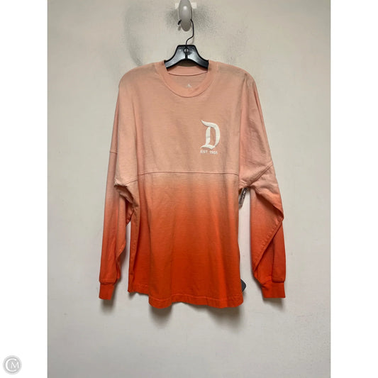 Top Long Sleeve By Disney In Ombre Print, Size: M
