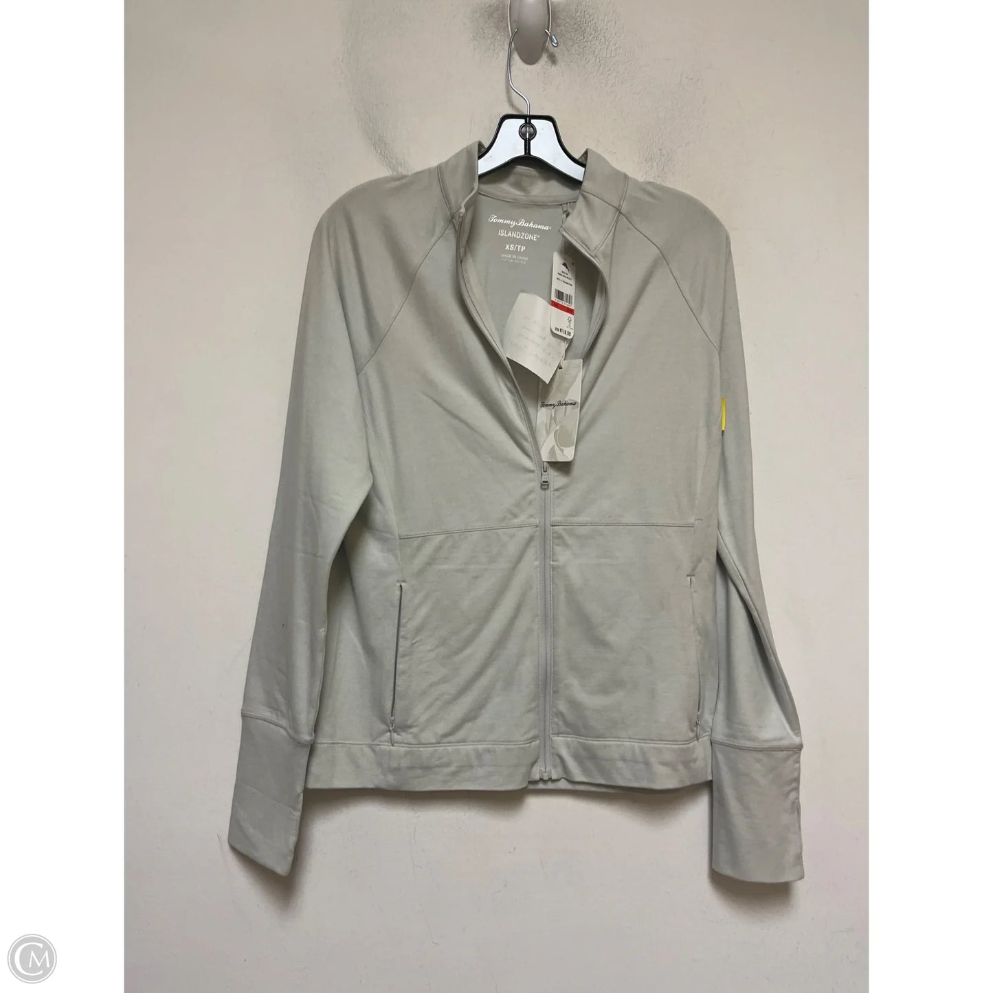 Athletic Leggings By Tommy Bahama In Grey, Size: Xs