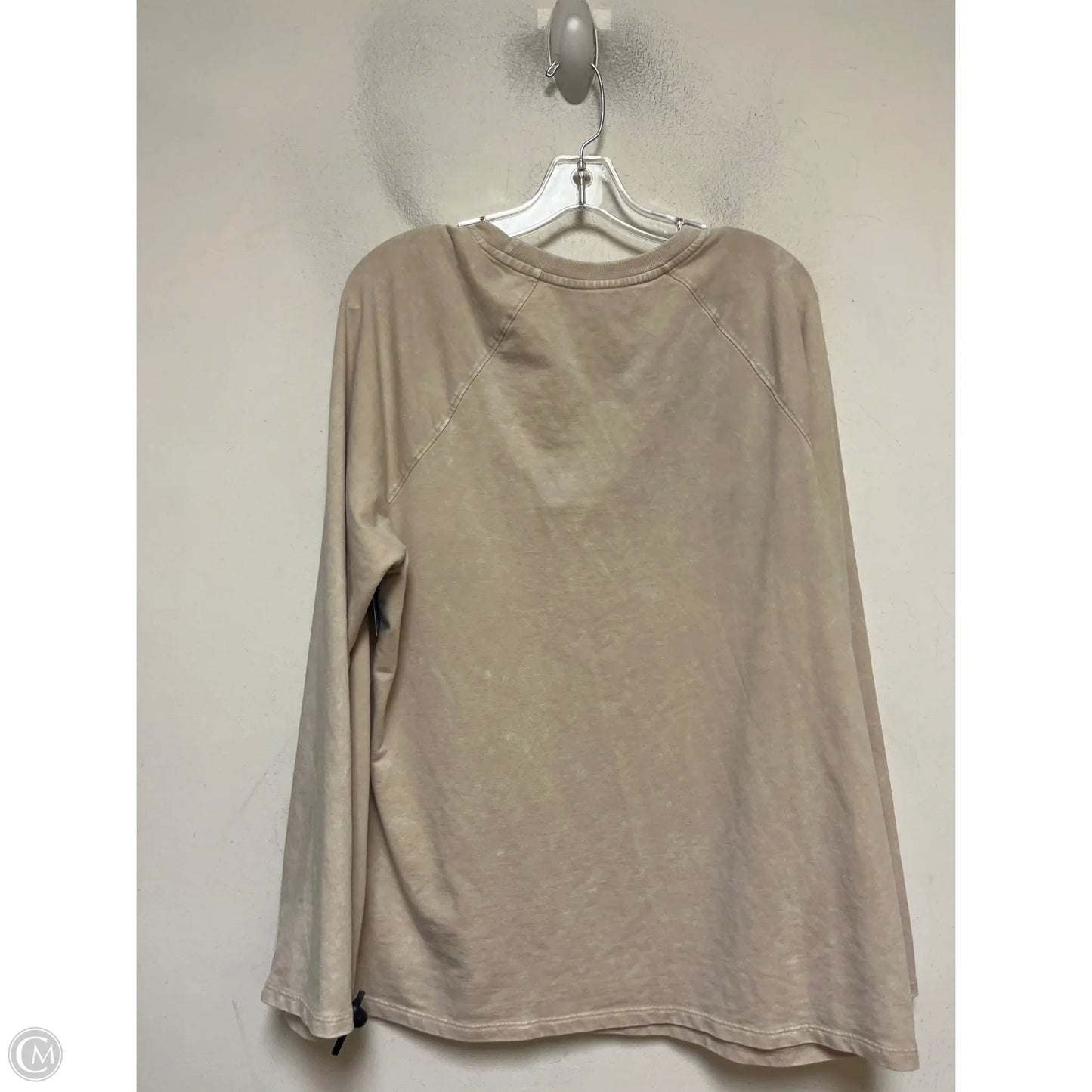 Top Long Sleeve By Disney In Cream, Size: Xl
