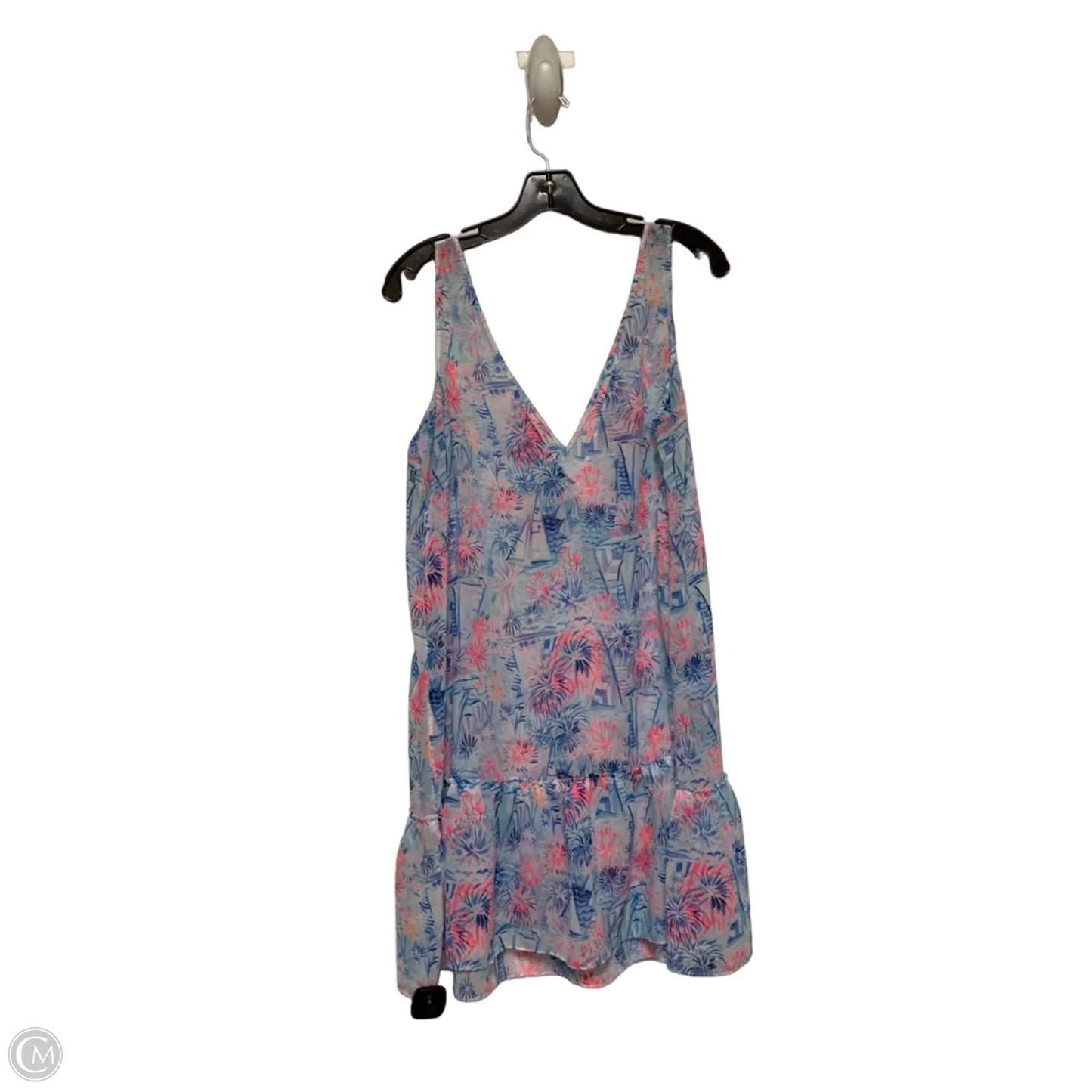 Swimwear Cover-up Designer By Lilly Pulitzer In Blue, Size: M