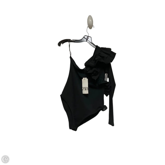 Bodysuit By Zara In Black, Size: M