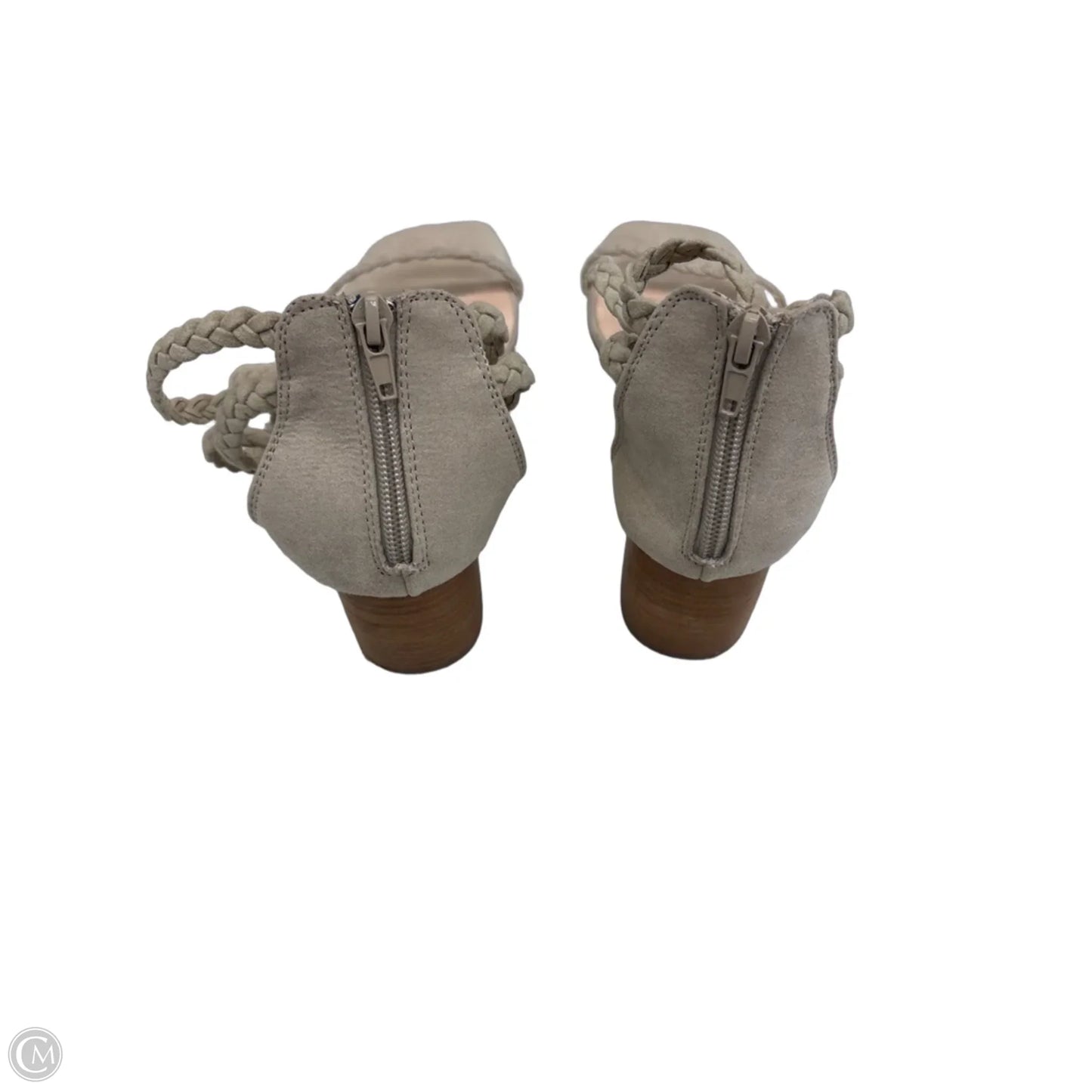 Sandals Heels Block By Joie In Beige, Size: 8