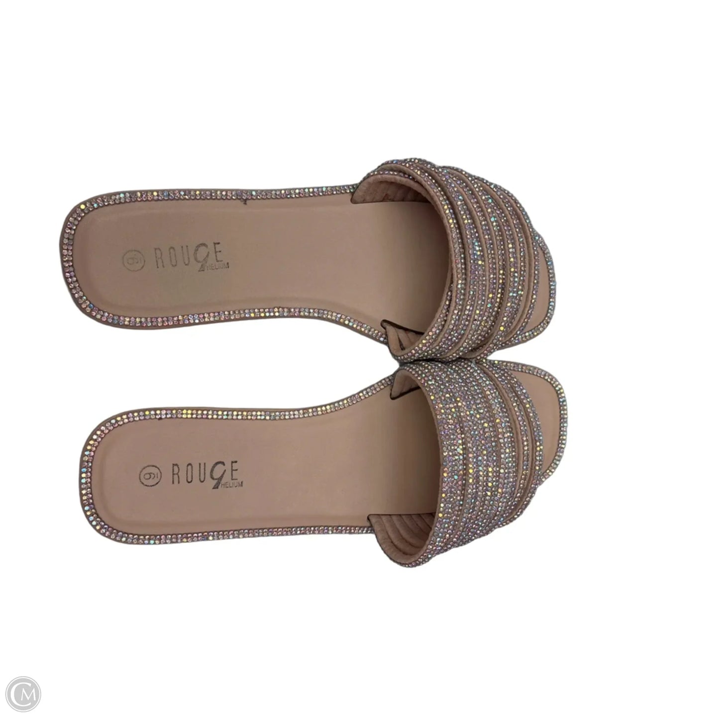 Sandals Flats By Rouge In Tan, Size: 9