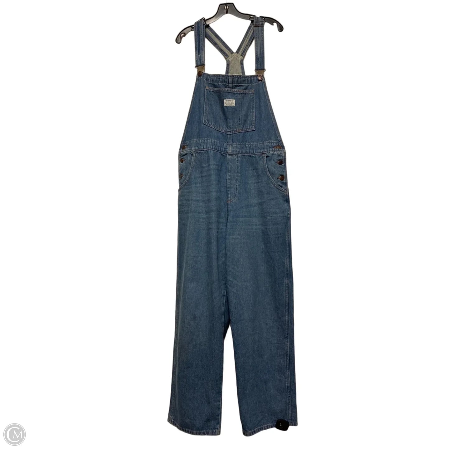 Jumpsuit By Levis In Blue Denim, Size: L