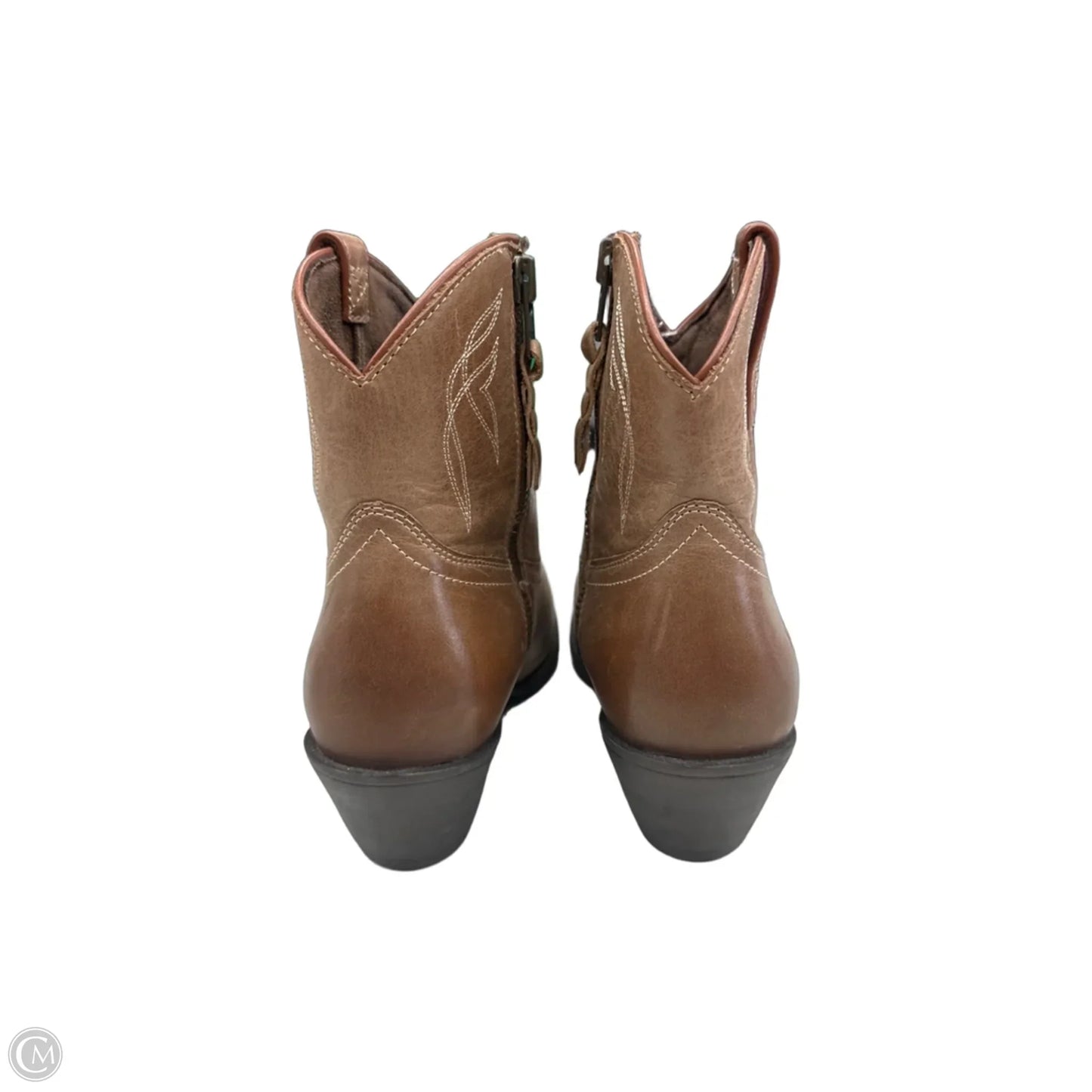 Boots Leather By Ariat In Brown, Size: 8