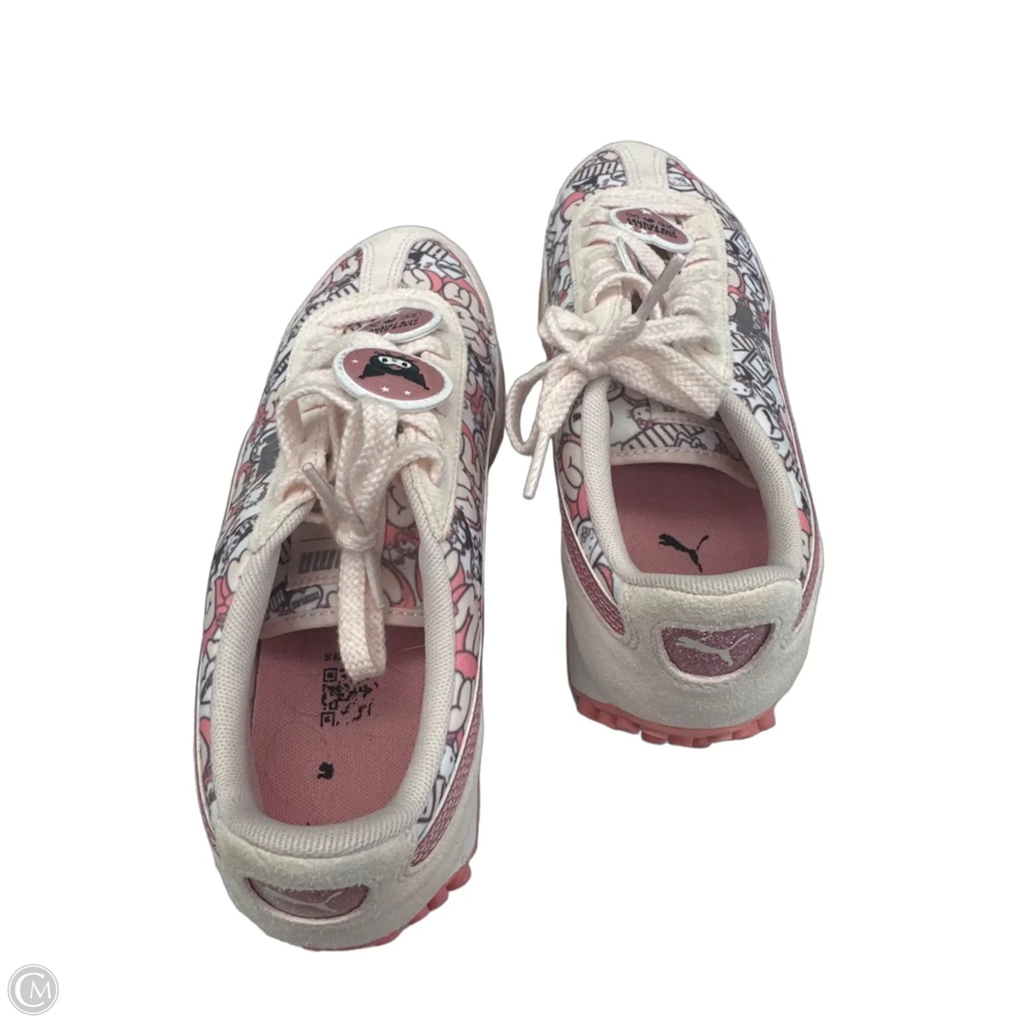 Shoes Sneakers By Puma In Pink & White, Size: 6