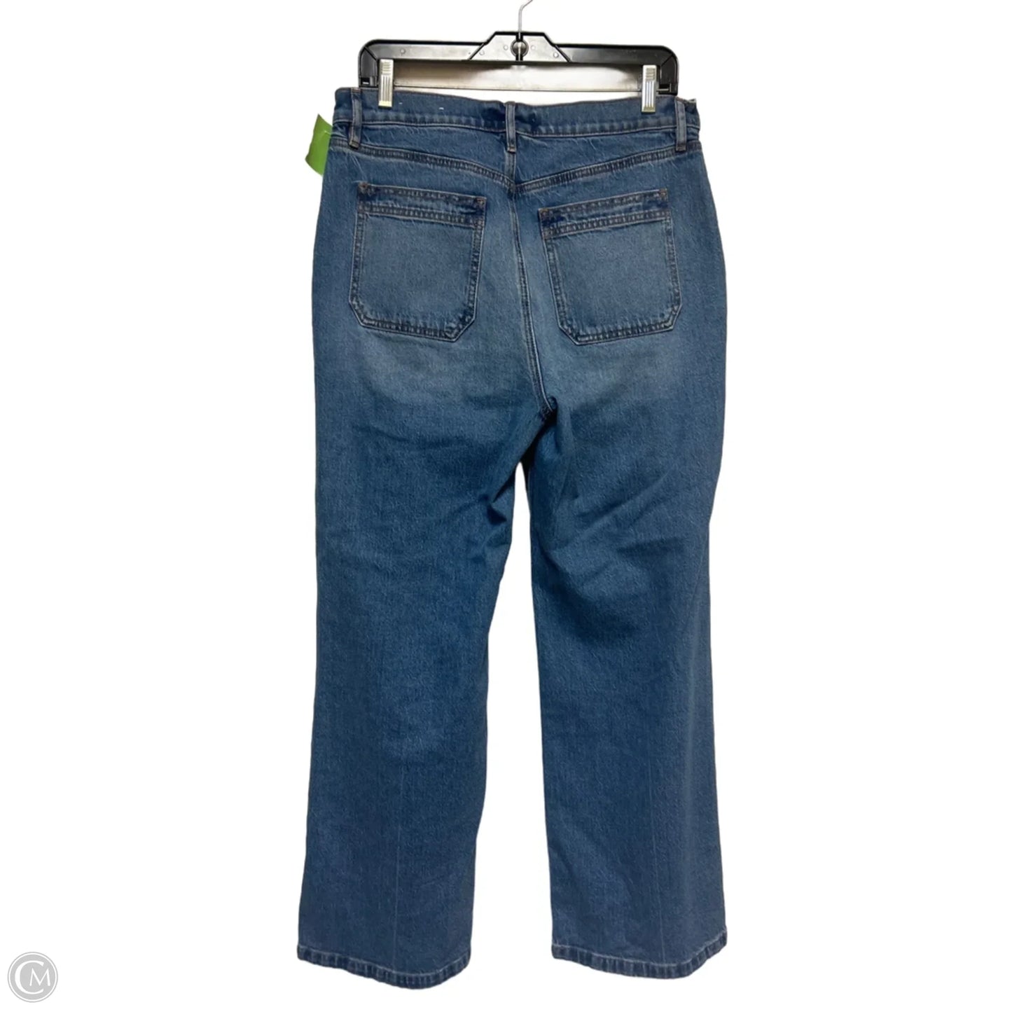 Jeans Straight By Loft In Blue Denim, Size: 8