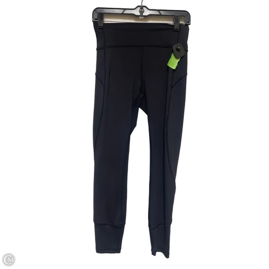 Athletic Leggings By Lululemon In Black, Size: 6