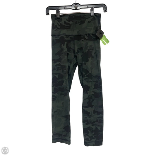 Athletic Leggings By Lululemon In Camouflage Print, Size: 4
