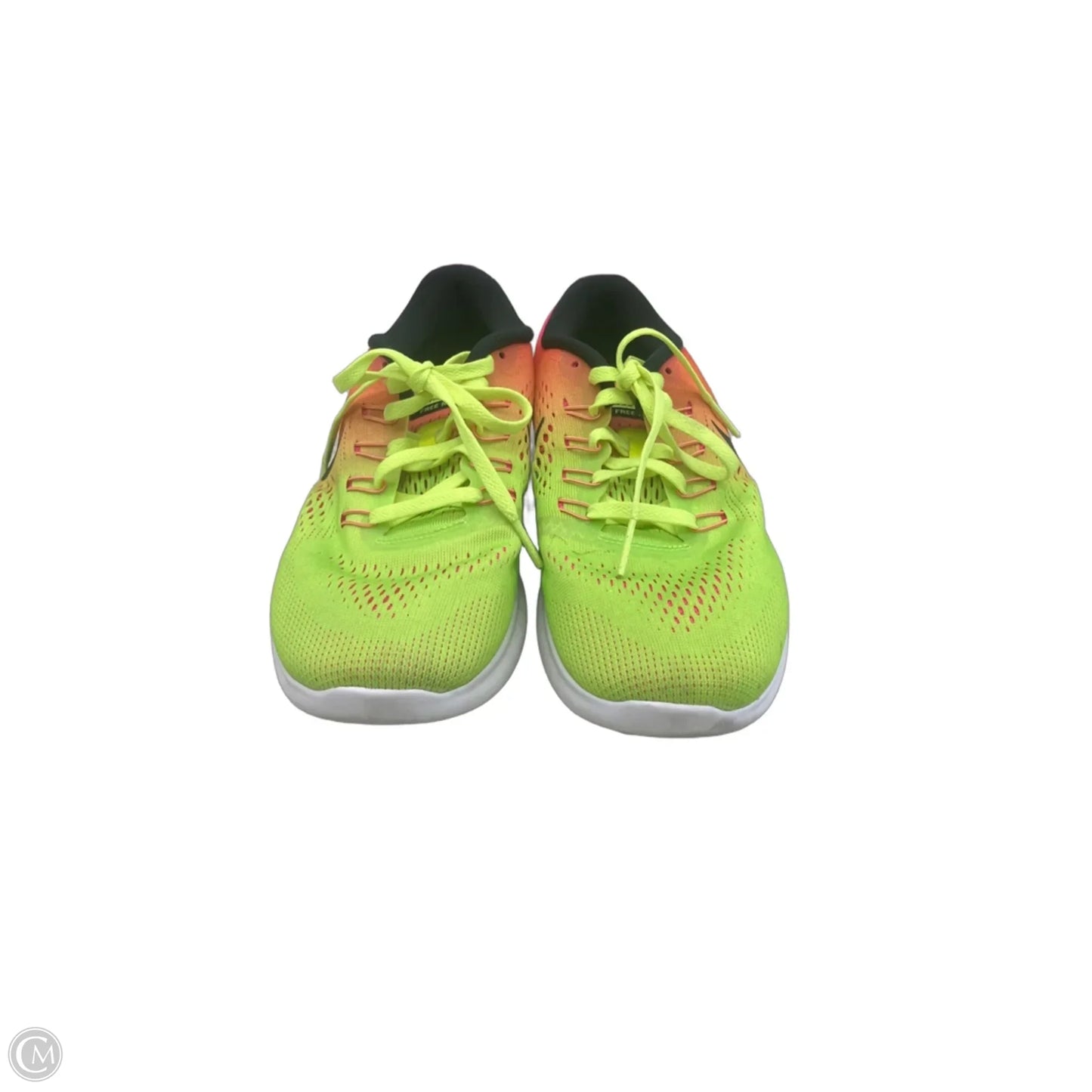 Shoes Athletic By Nike In Green & Orange, Size: 7.5