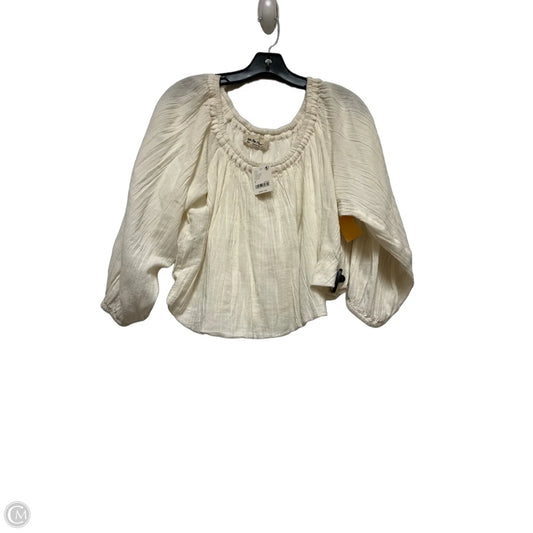 Top Short Sleeve By We The Free In Cream, Size: S