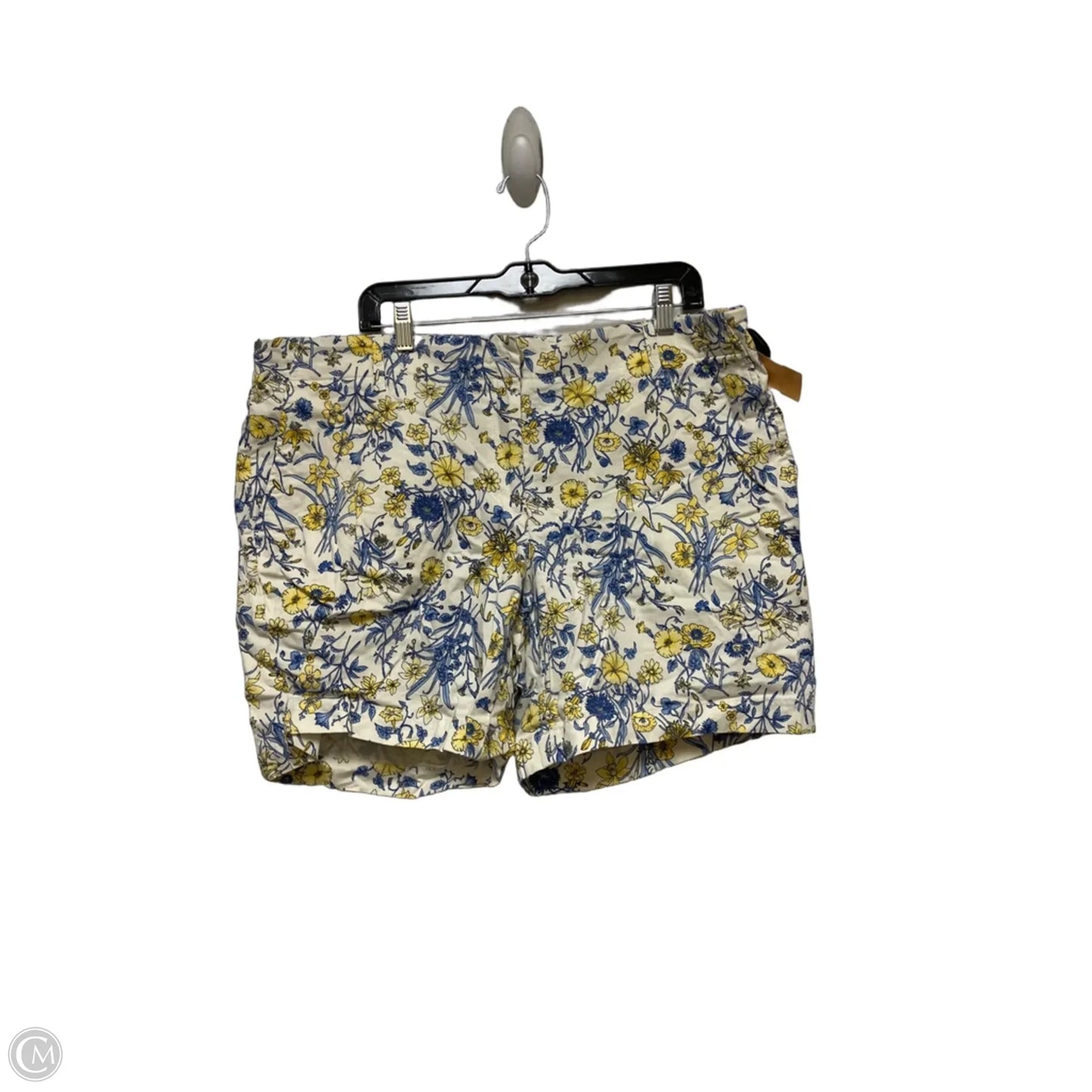 Shorts By Talbots In Blue & Yellow, Size: 16