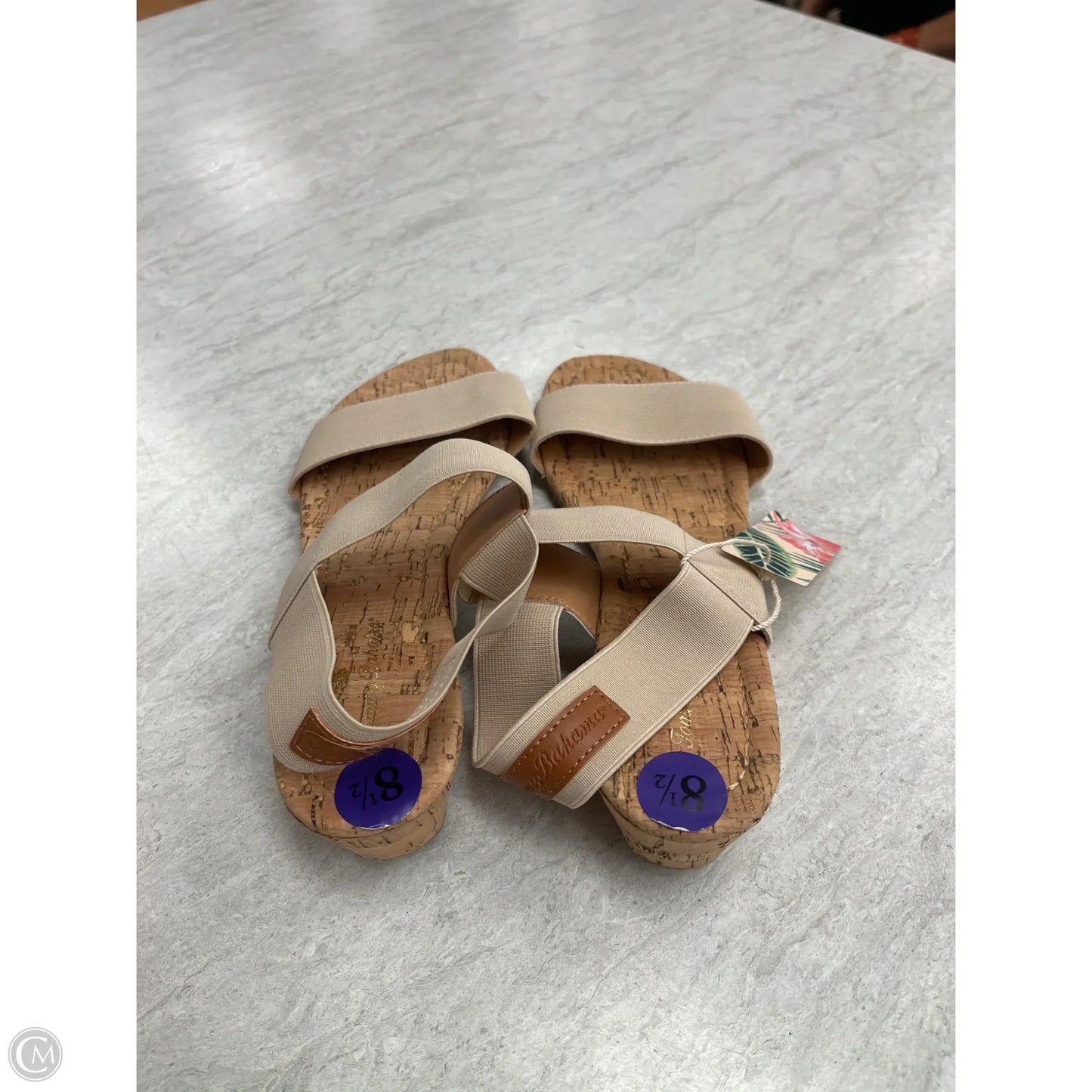 Sandals Flats By Tommy Bahama In Brown & Tan, Size: 8.5