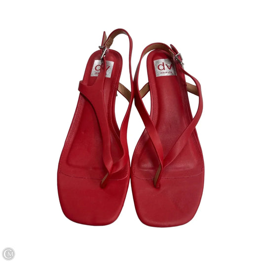 Shoes Heels Kitten By Dolce Vita In Red, Size: 9