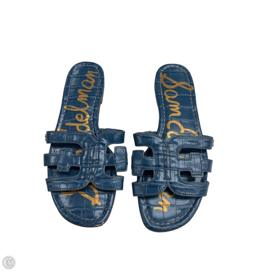Sandals Flats By Sami & Jo In Blue, Size: 7