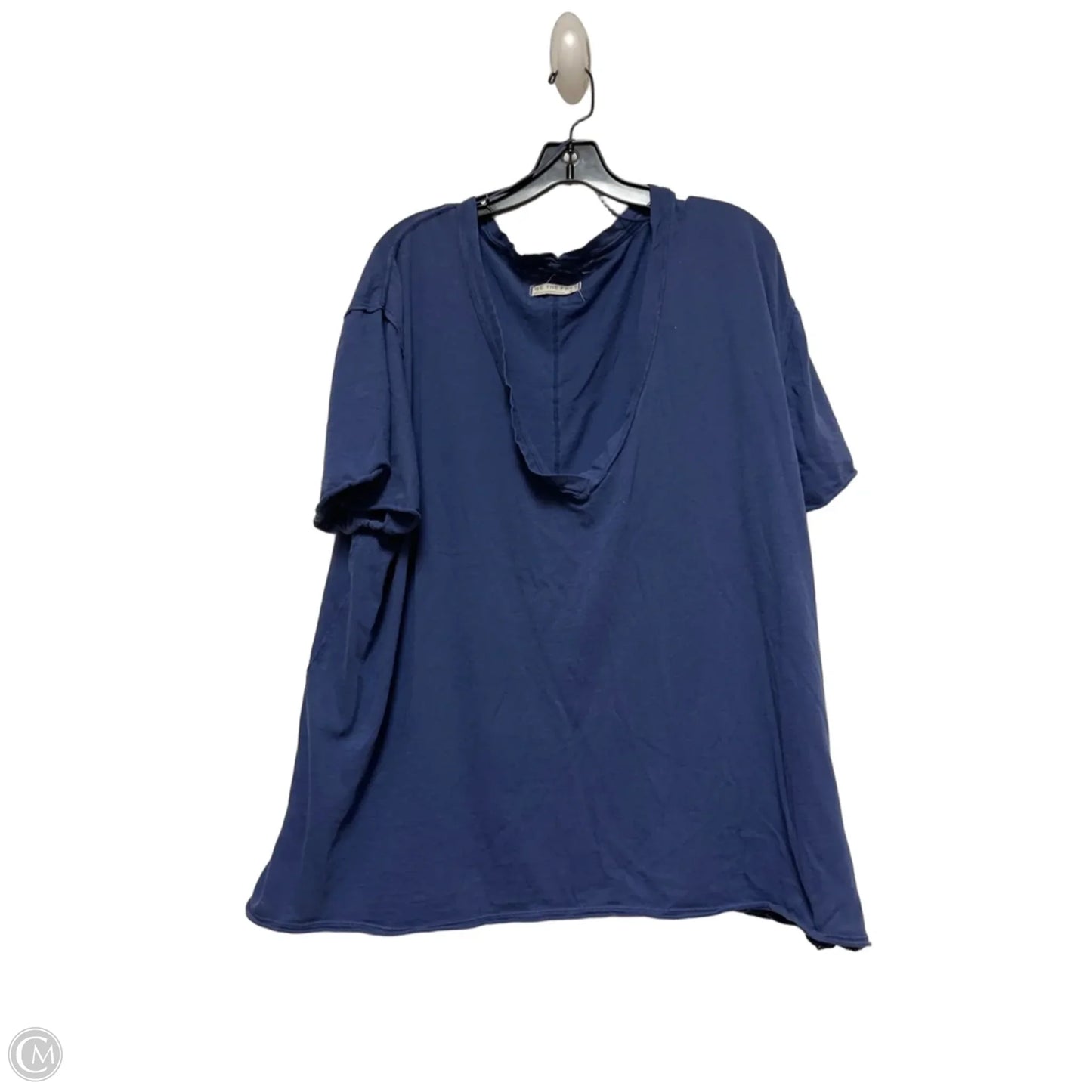 Top Short Sleeve By We The Free In Blue, Size: 1x