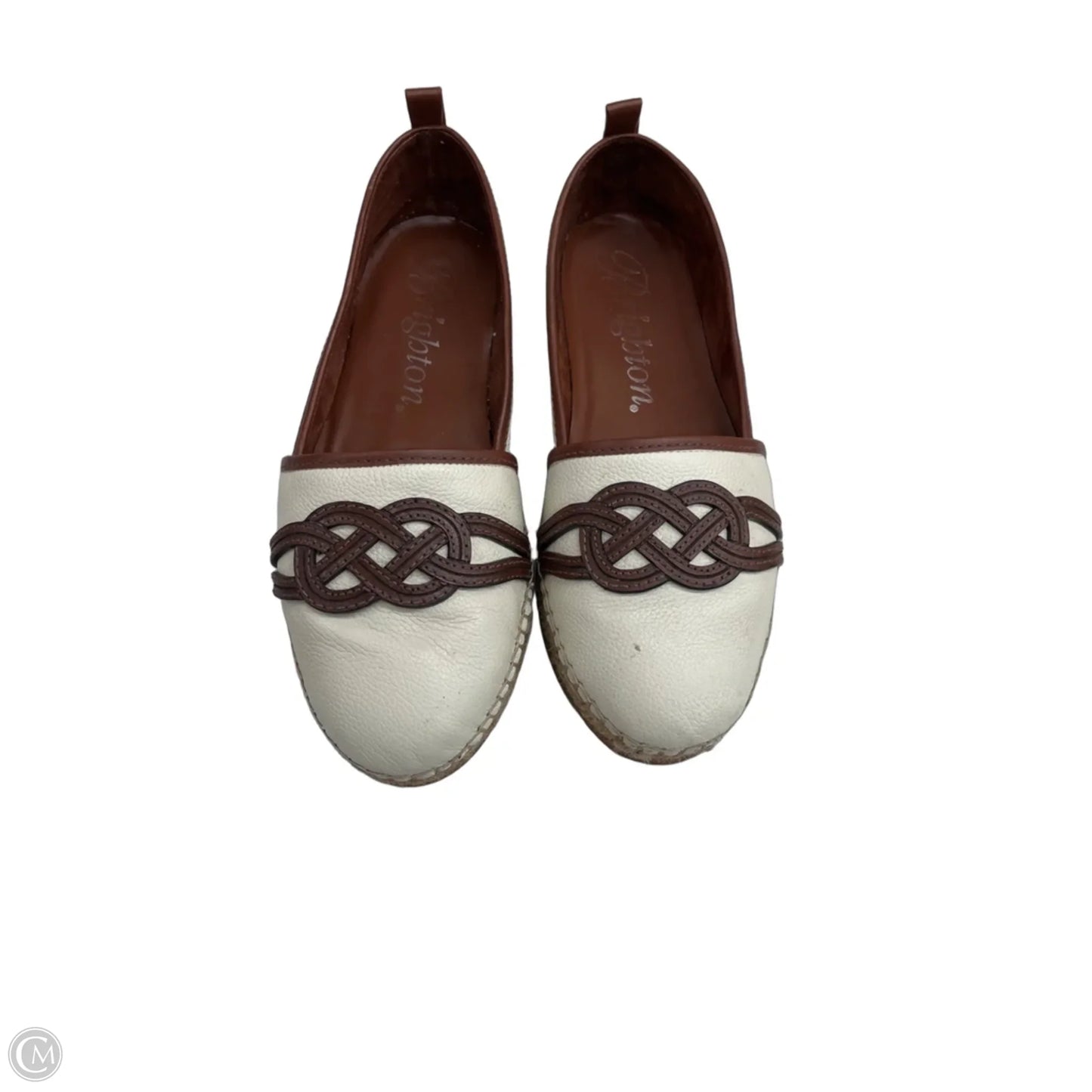 Shoes Flats By Brighton In Cream & Tan, Size: 9