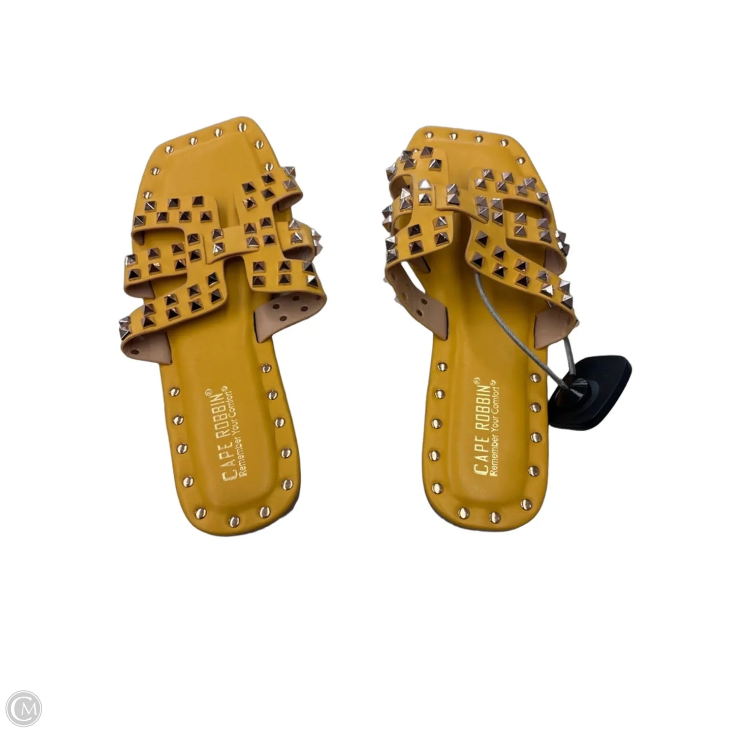 Sandals Flats By Cape Robbin In Yellow, Size: 9