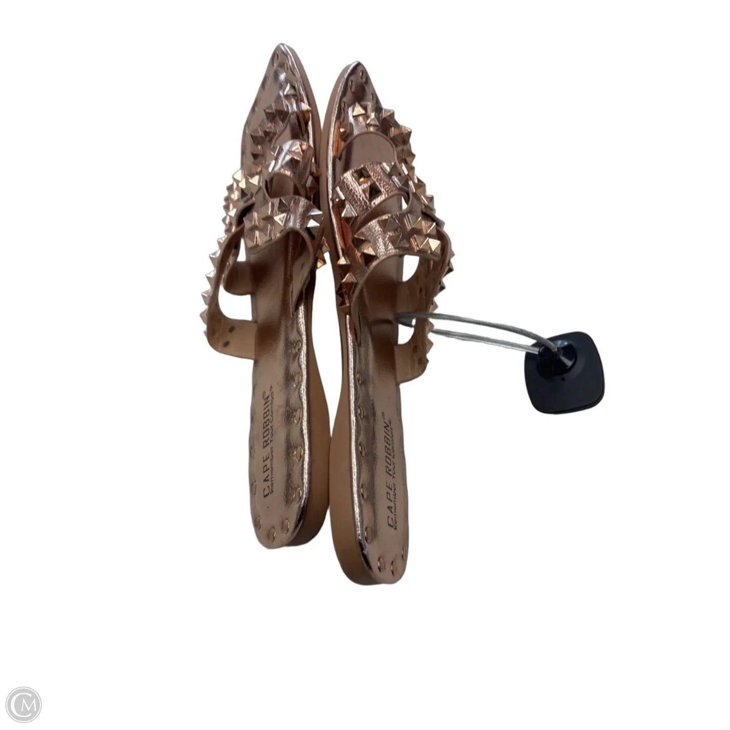 Sandals Flats By Cape Robbin In Rose Gold, Size: 9