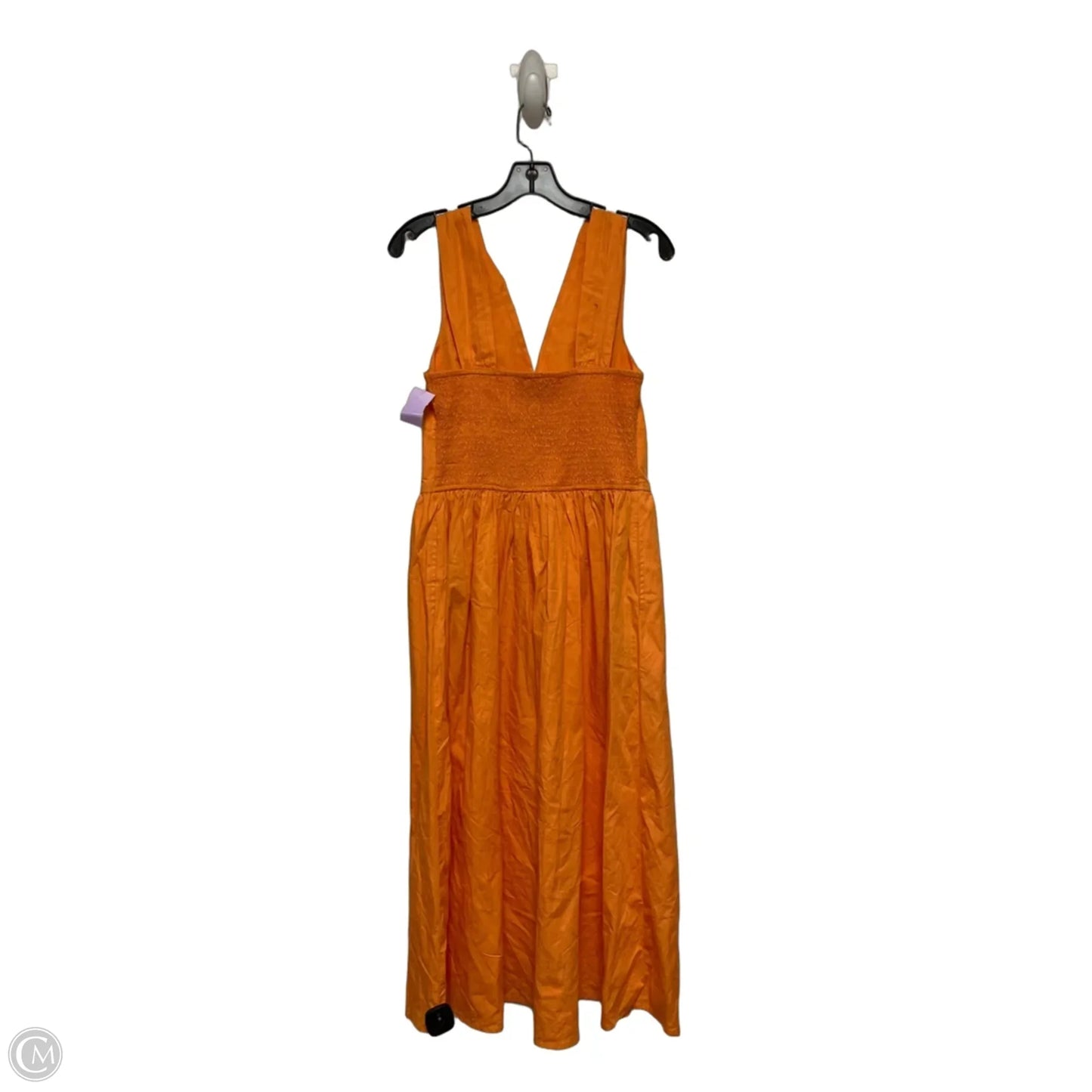 Dress Casual Midi By Clothes Mentor In Orange, Size: M