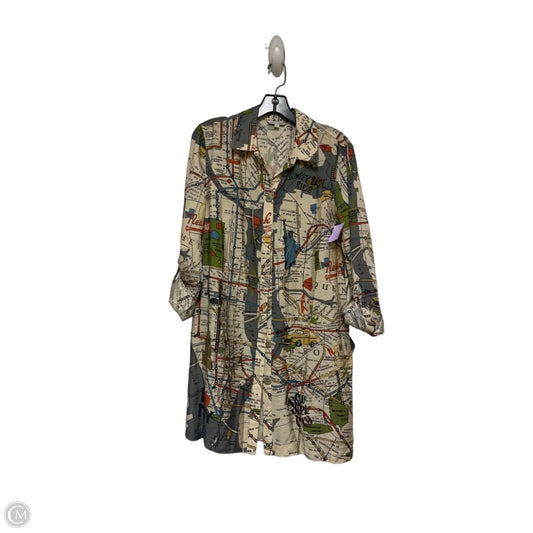 Dress Casual Short By John Mark In Multi-colored, Size: S