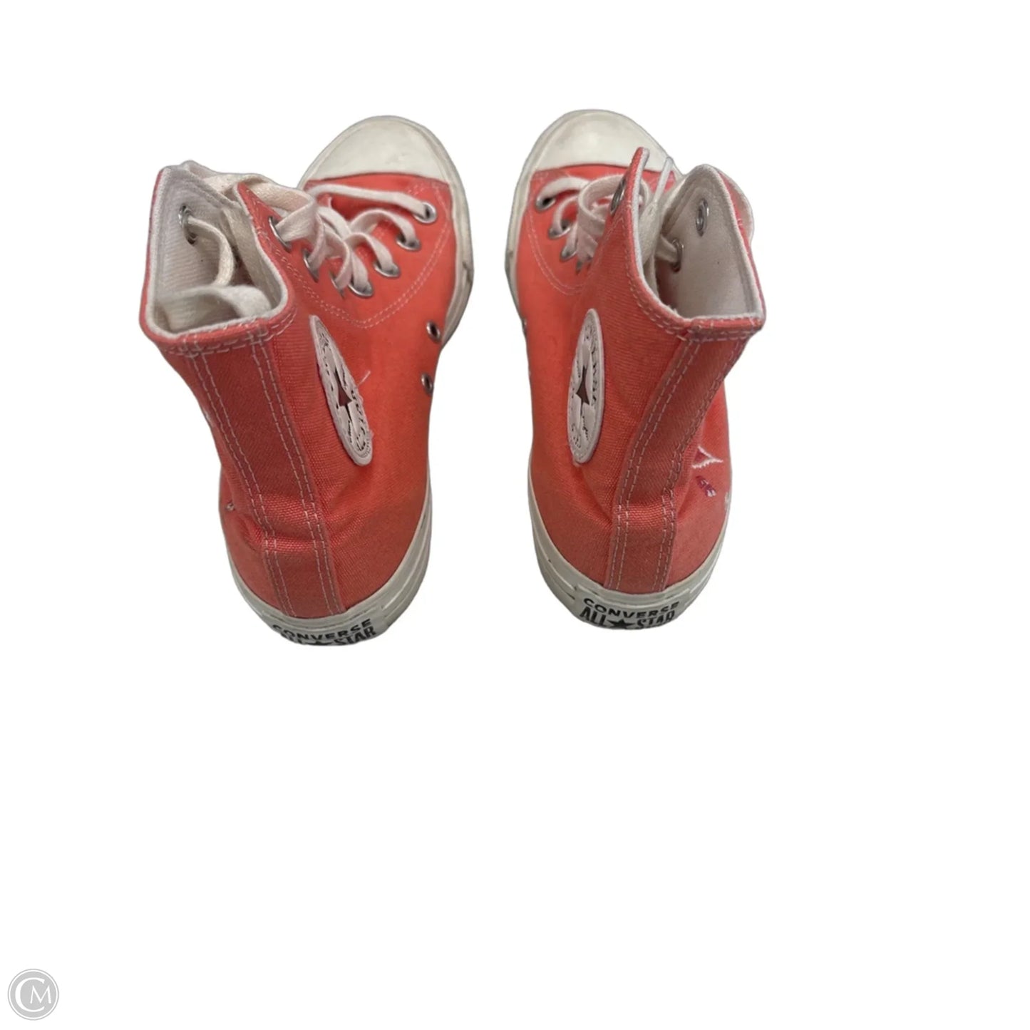 Shoes Sneakers By Converse In Orange, Size: 7