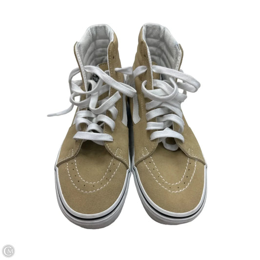 Shoes Sneakers By Vans In Brown & White, Size: 8.5