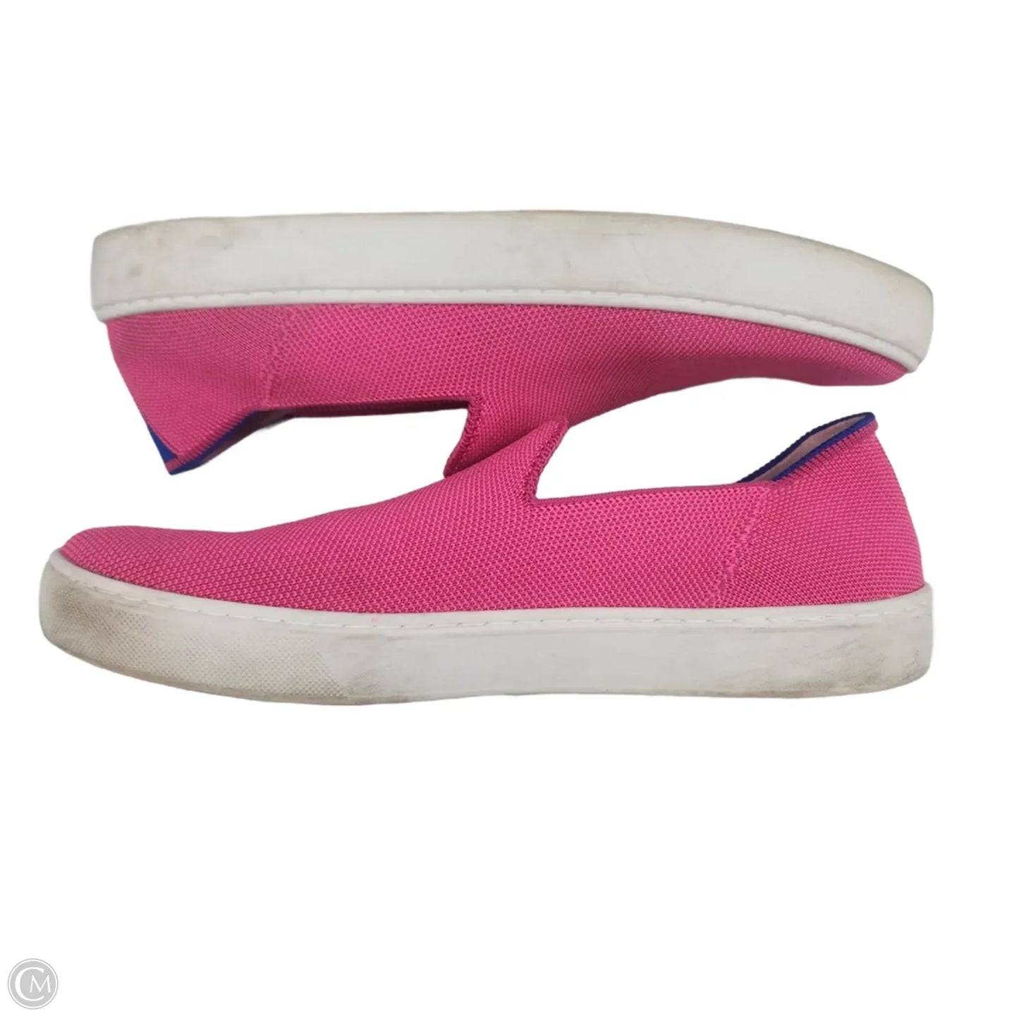 Shoes Flats By Rothys In Pink & White, Size: 10