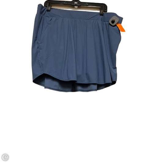 Athletic Skort By All In Motion In Blue, Size: Xxl