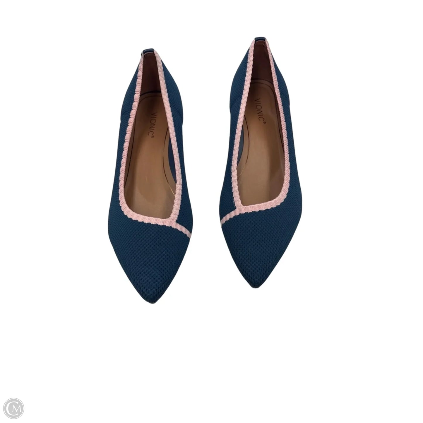 Shoes Flats By Vionic In Blue & Pink, Size: 9