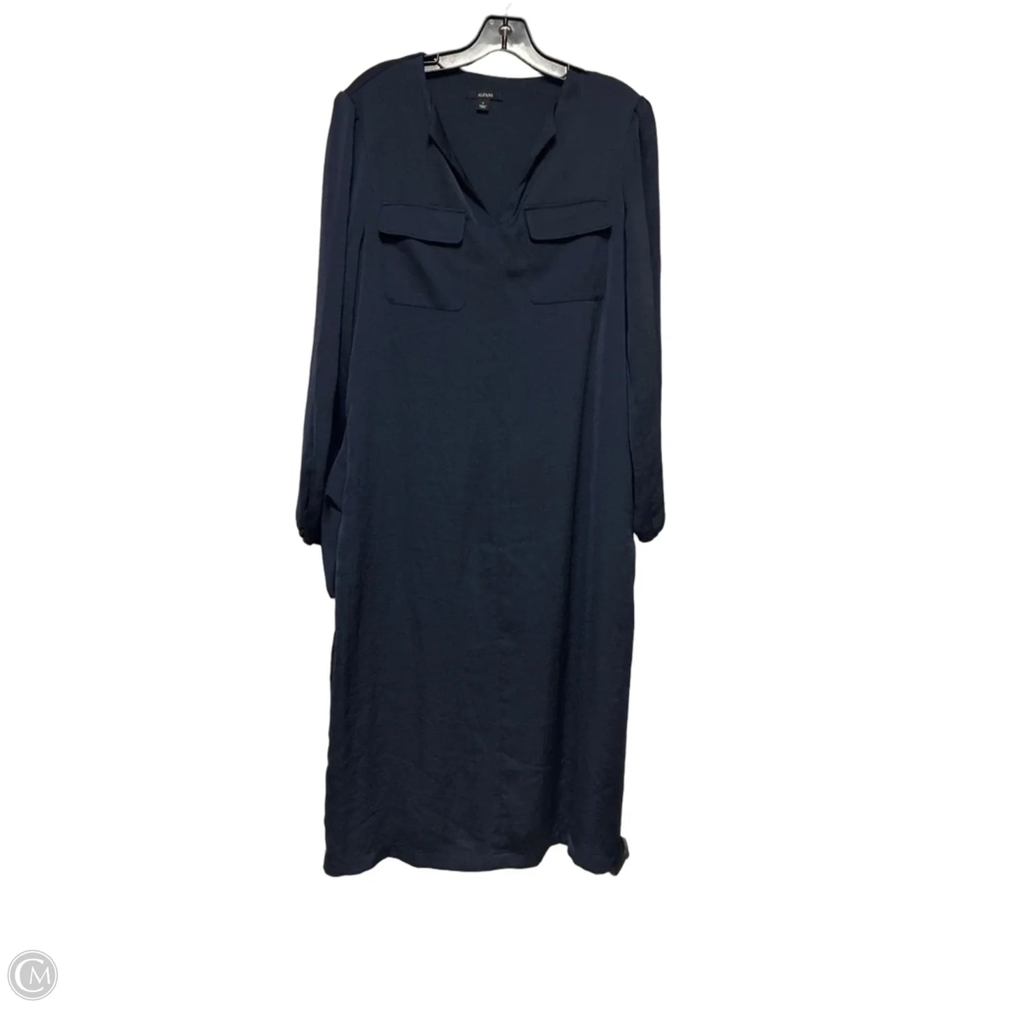 Dress Casual Midi By Alfani In Blue, Size: S