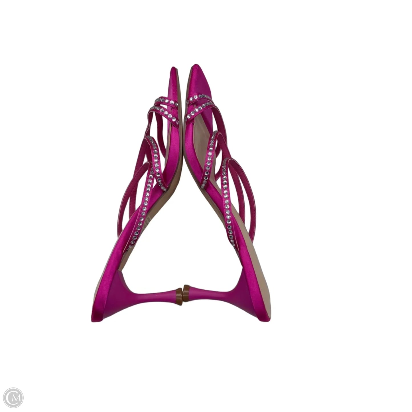 Sandals Heels Kitten By Dream Pairs In Pink, Size: 8.5