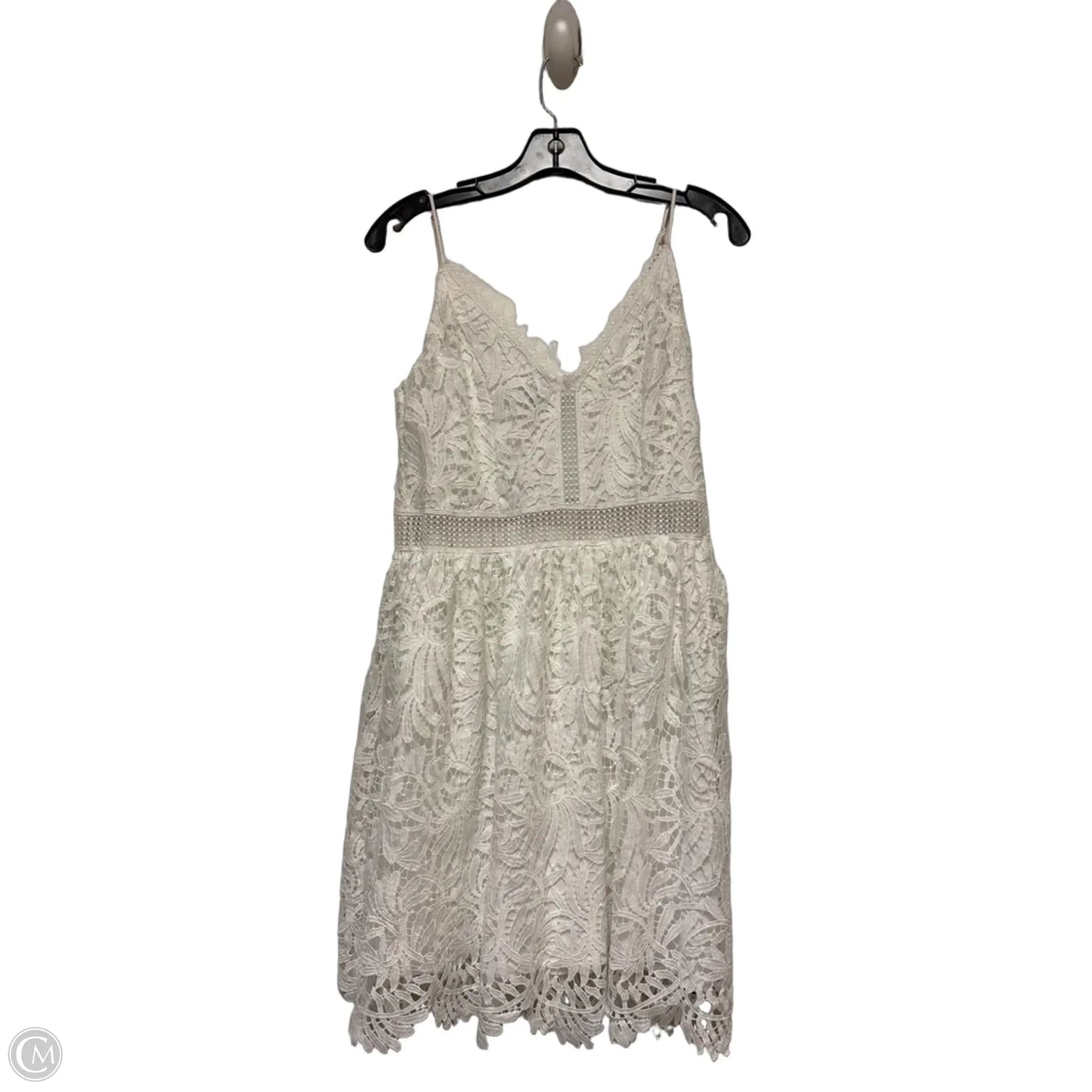 Dress Casual Short By Express In White, Size: M