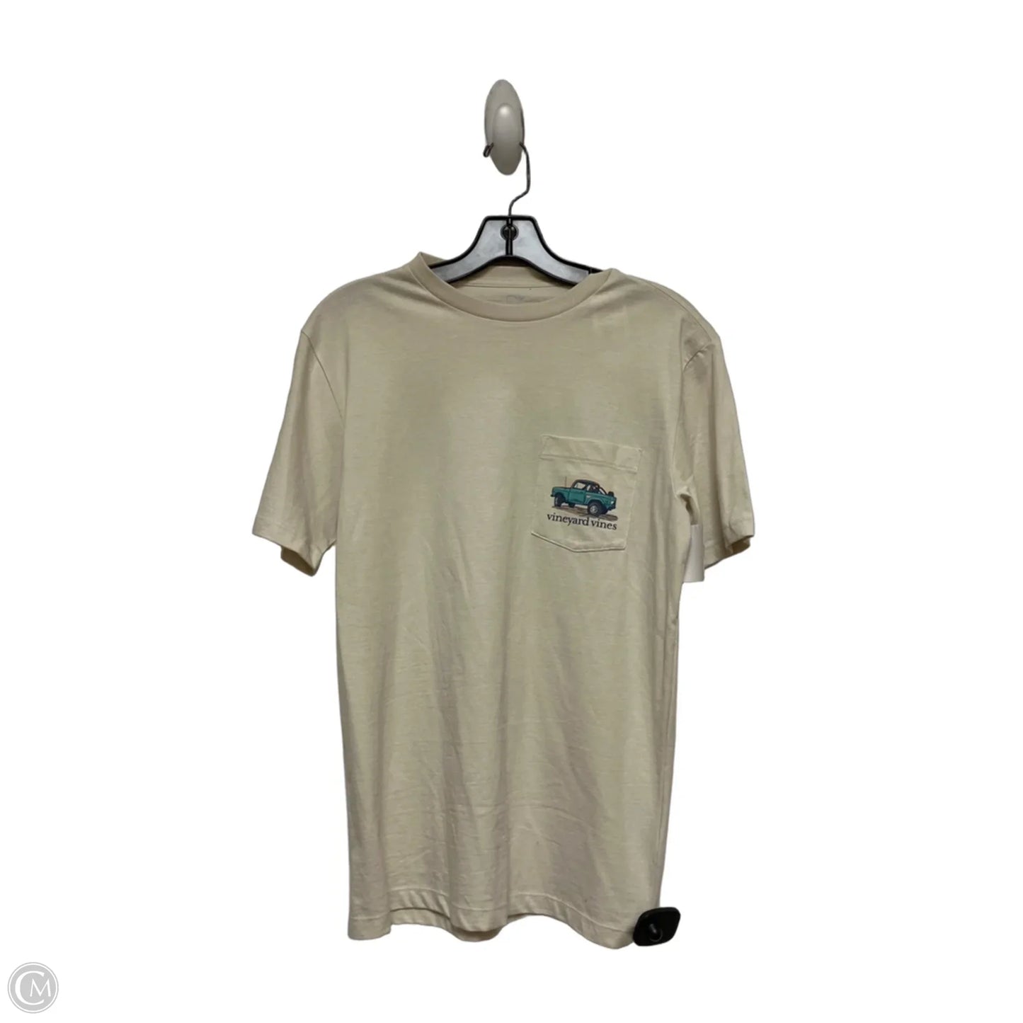 Top Short Sleeve Basic By Vineyard Vines In Tan, Size: Xs