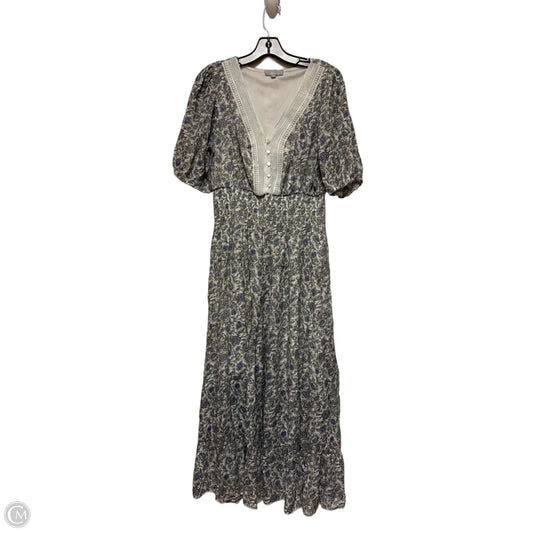 Dress Casual Maxi By Clothes Mentor In Floral Print, Size: L