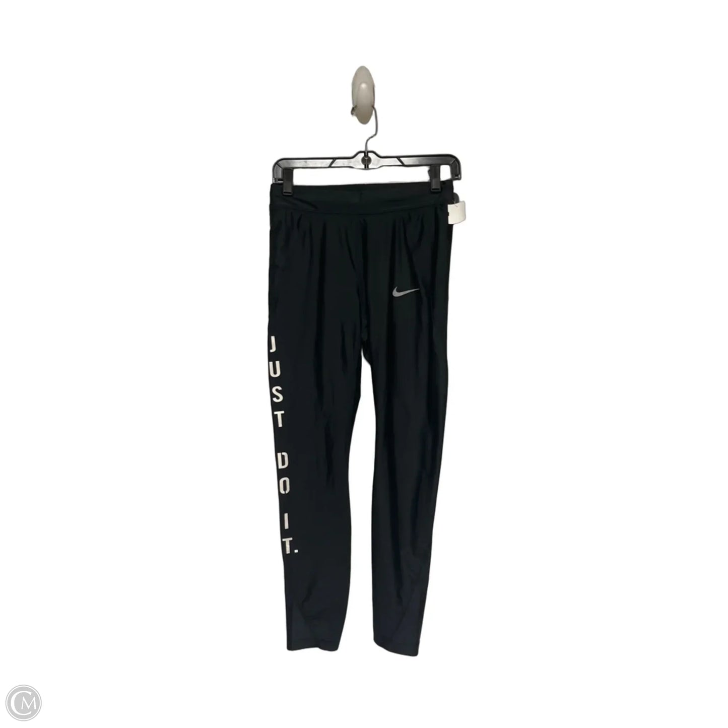 Athletic Leggings By Nike Apparel In Black, Size: M