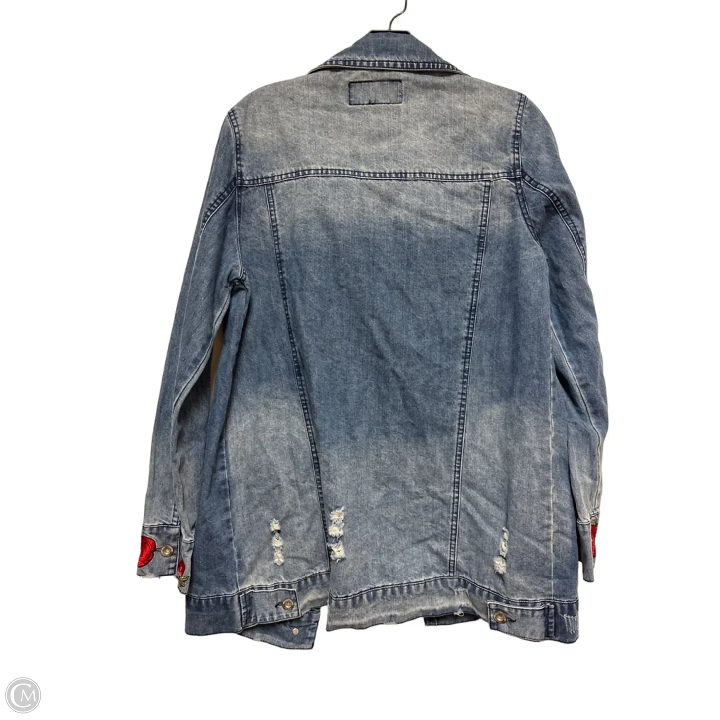Jacket Denim By Clothes Mentor In Blue Denim, Size: S