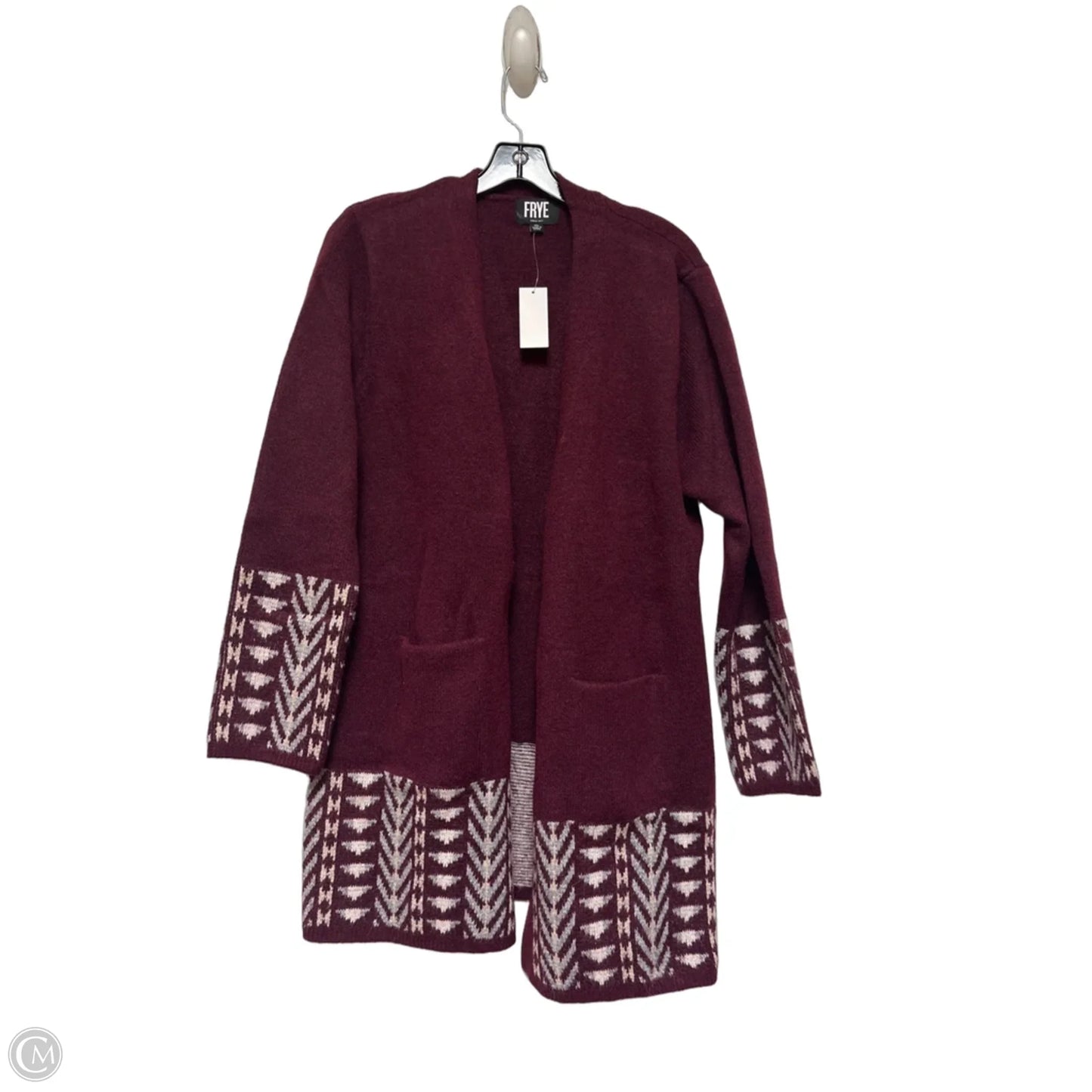 Cardigan By Clothes Mentor In Purple, Size: Xl