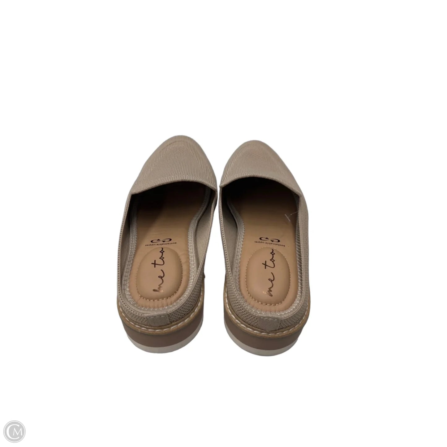 Sandals Flats By Me Too In Beige, Size: 8