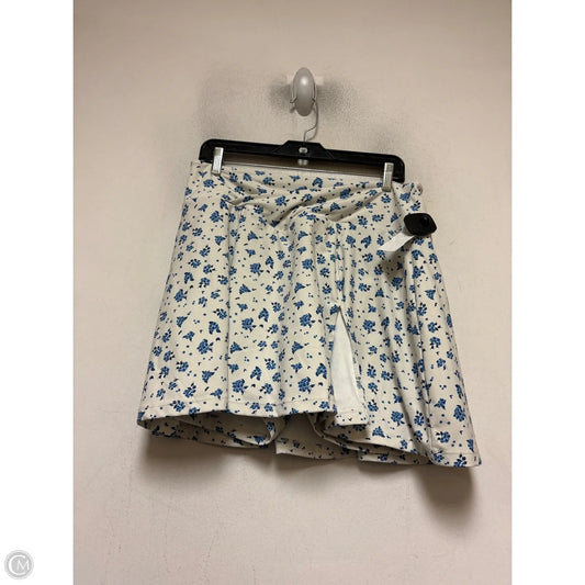 Athletic Skort By Clothes Mentor In Floral Print, Size: Xl