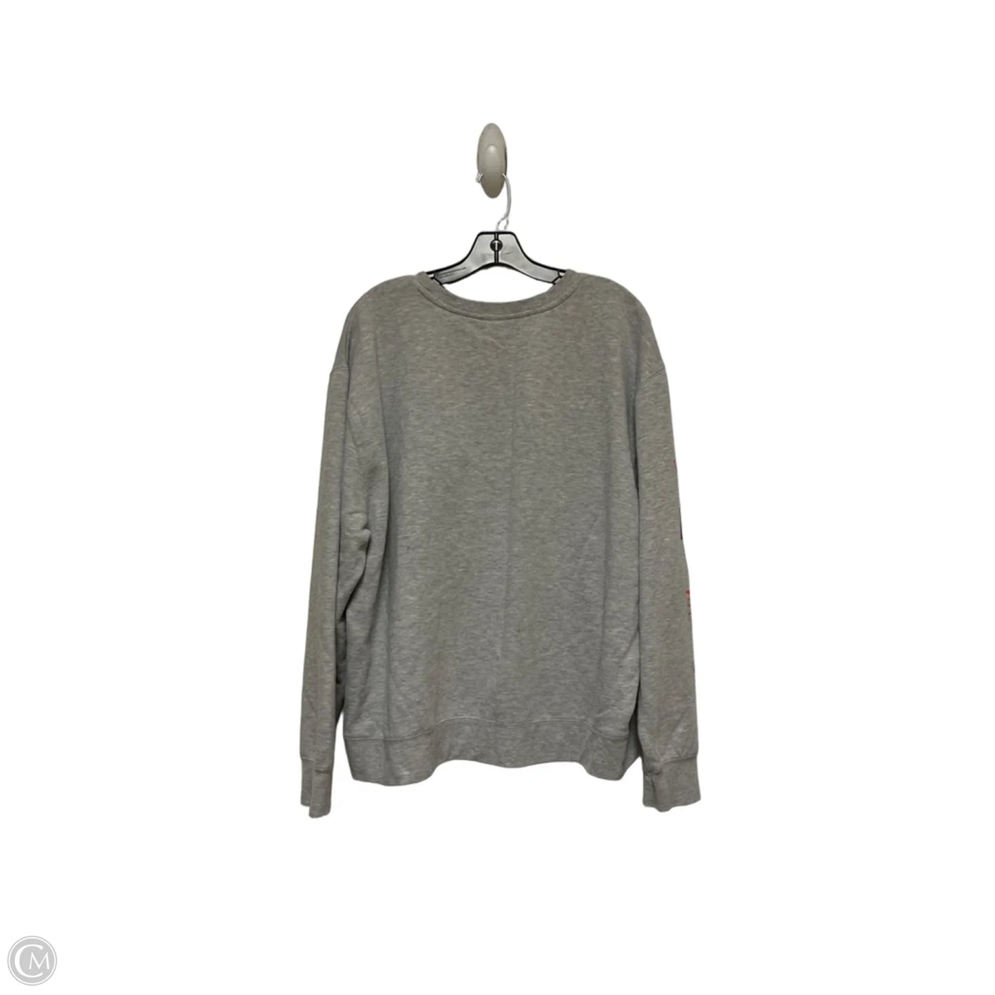 Sweatshirt Crewneck By Disney Store In Grey, Size: Xl