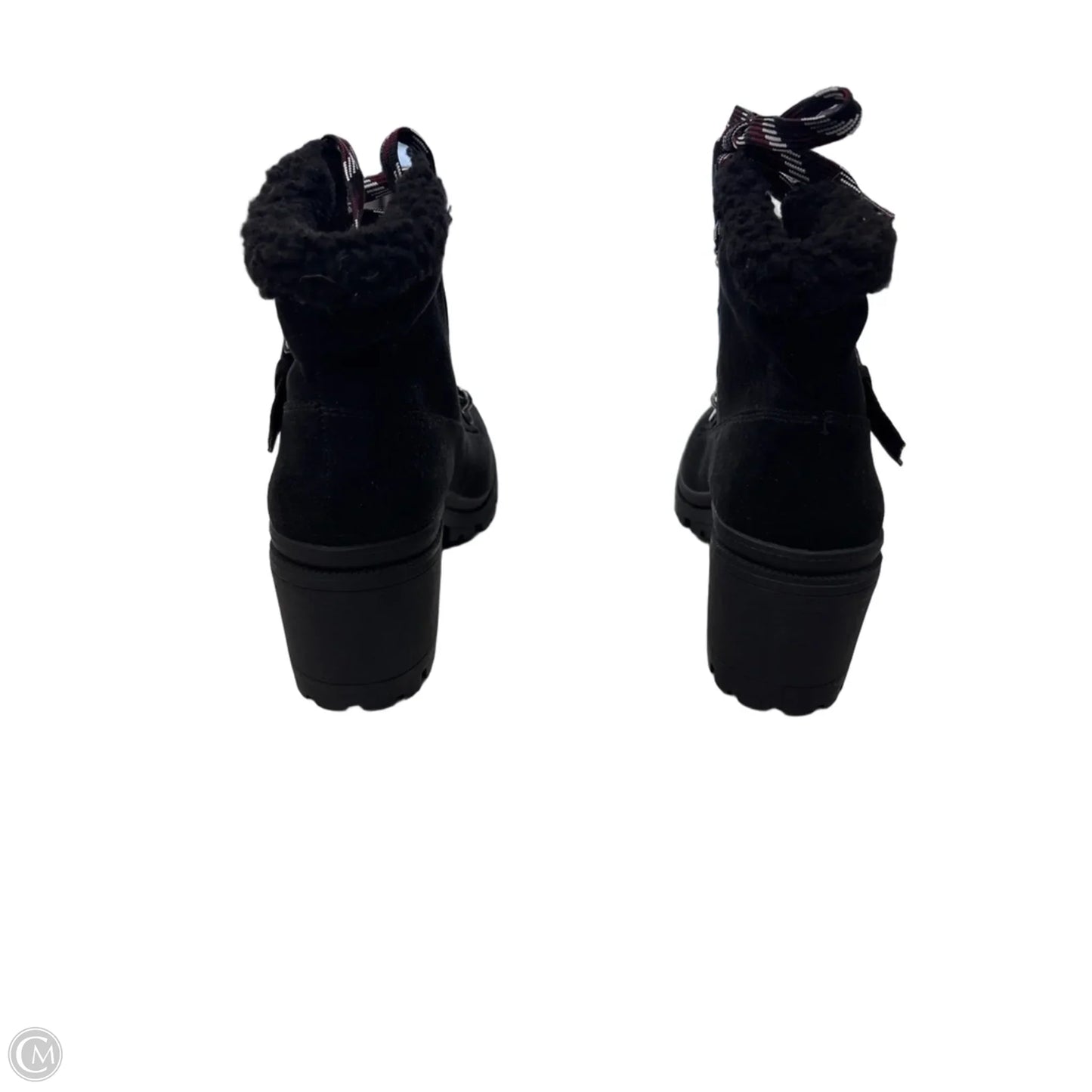 Boots Ankle Heels By Jelly Pop In Black, Size: 7.5