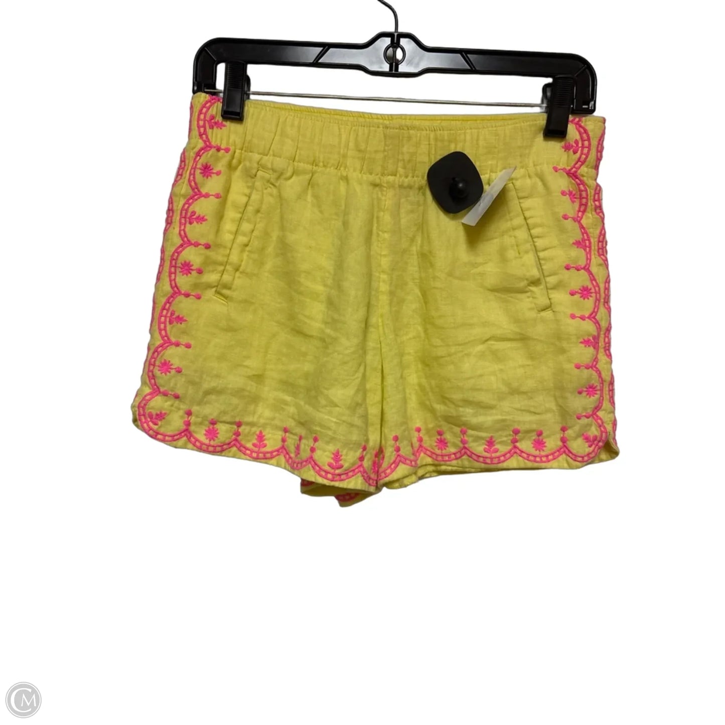 Shorts Designer By Lilly Pulitzer In Pink & Yellow, Size: Xs