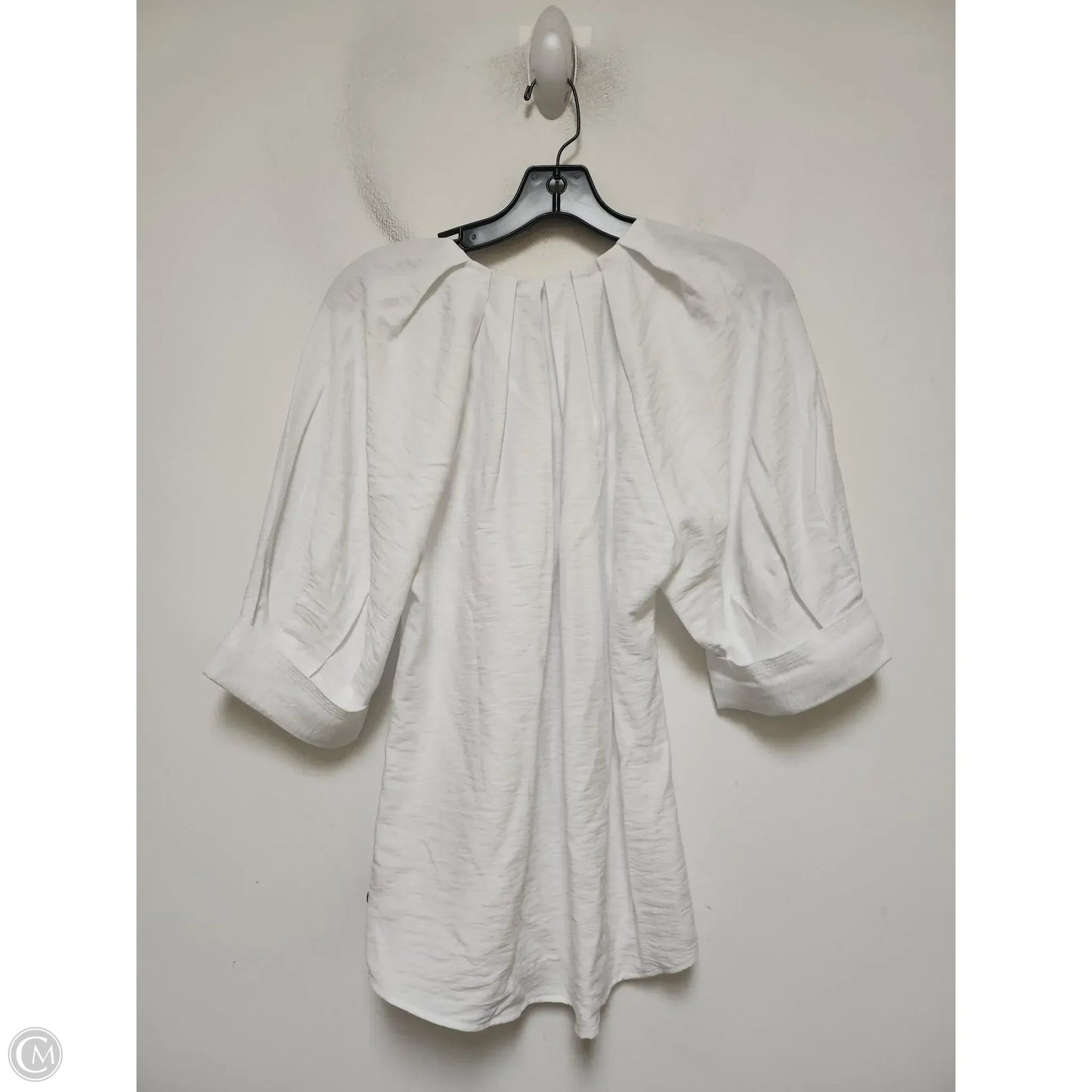 Top Short Sleeve By Soft Surroundings In White, Size: Xs