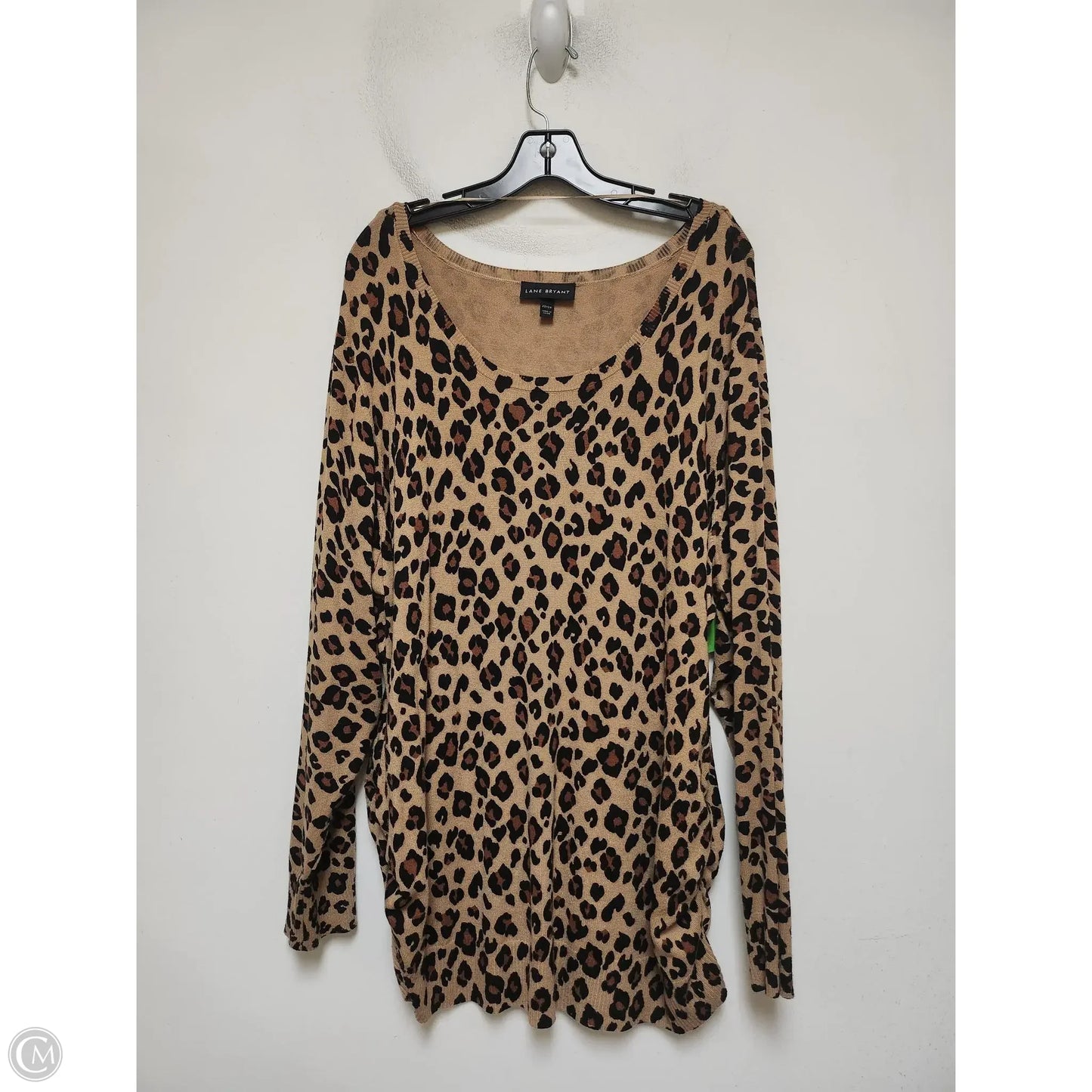 Sweater By Lane Bryant In Leopard Print, Size: 3x