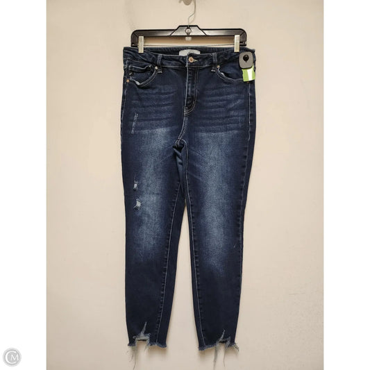 Jeans Skinny By Kancan In Blue Denim, Size: 8