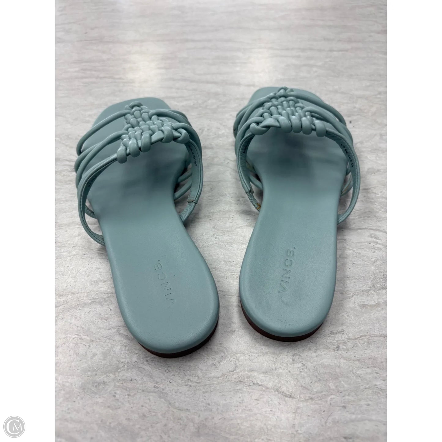 Sandals Flats By Vince In Blue, Size: 9