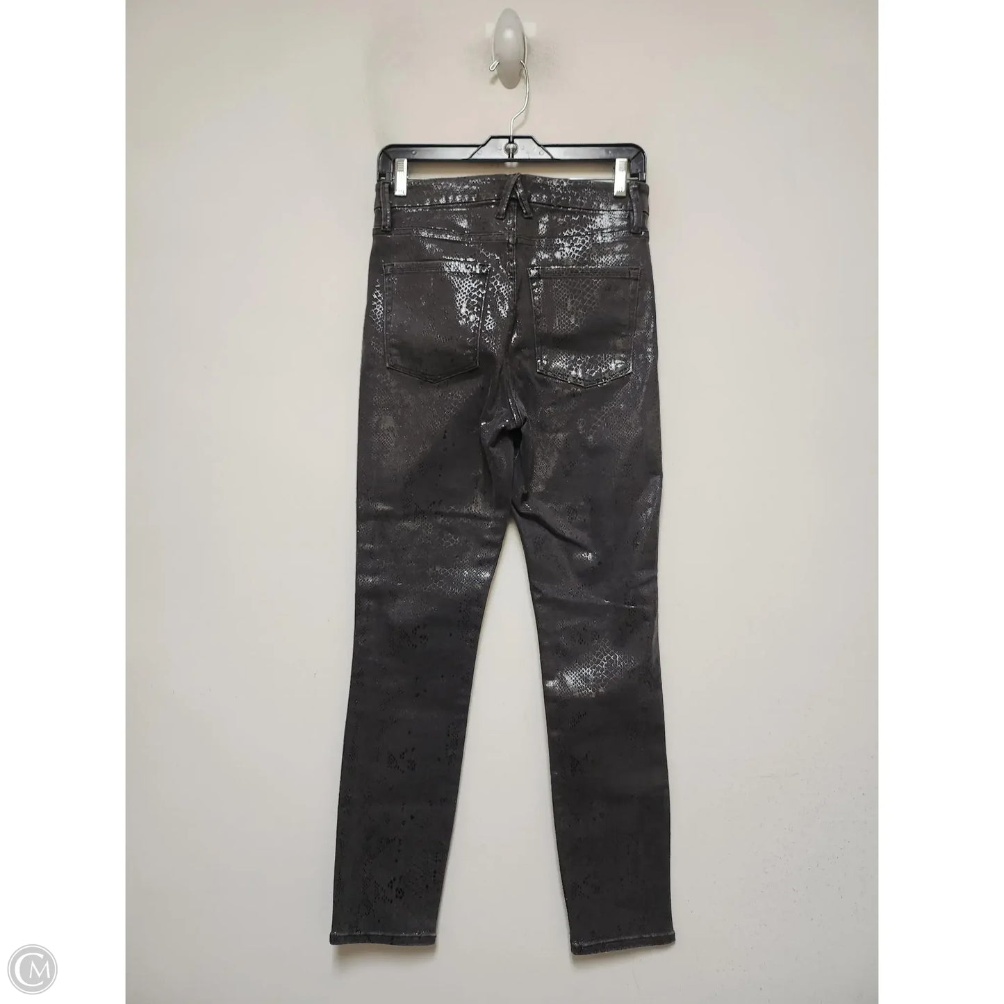 Jeans Skinny By Good American In Snakeskin Print, Size: 6